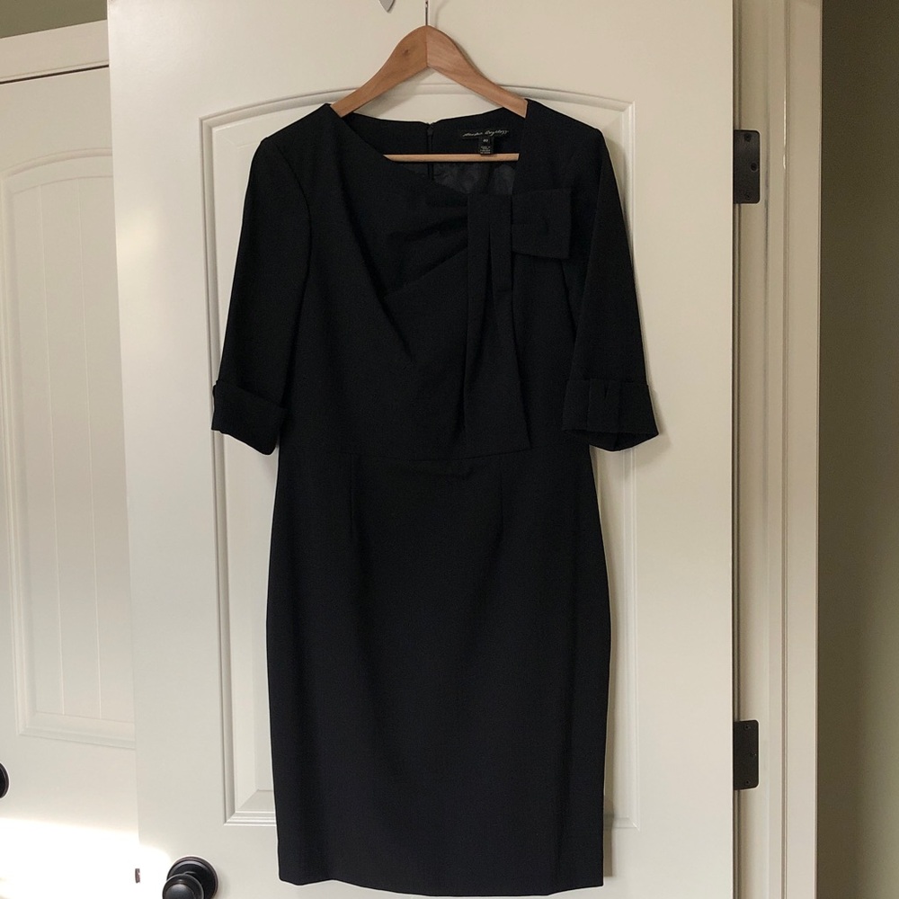 FEMME de Carriere Sandra Angelozzi black shift dress - size 40